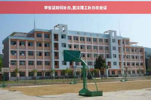 学生证如何补办,武汉理工补办毕业证