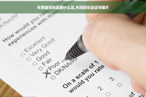 托管辅导班需要什么证,托班班毕业证书图片