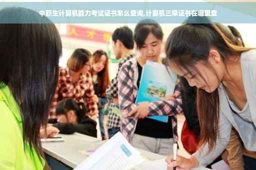 中职生计算机能力考试证书怎么查询,计算机三级证书在哪里查