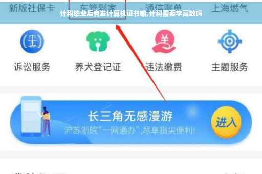 计科毕业后有发计算机证书嘛,计科需要学高数吗