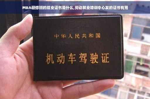 MBA研修班的结业证书是什么,劳动就业培训中心发的证书有用