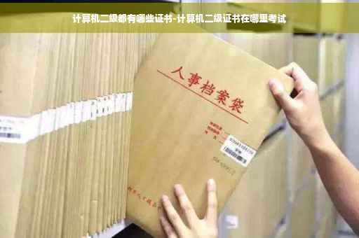 计算机二级都有哪些证书-计算机二级证书在哪里考试