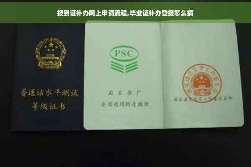 报到证补办网上申请流程,毕业证补办登报怎么搞
