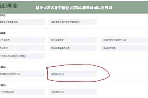 毕业证怎么补办最新要求呢,毕业证可以补办吗