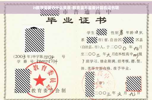it教学需要办什么资质-教资需不需要计算机证书呢