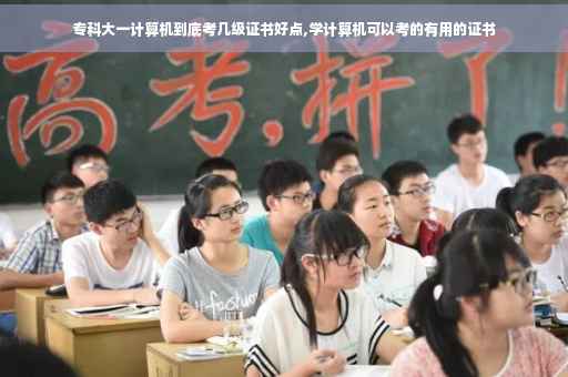 专科大一计算机到底考几级证书好点,学计算机可以考的有用的证书 专科大一计算机到底考几级证书好点,学计算机可以考的有用的证书