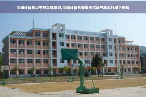 全国计算机证书怎么样拿到,全国计算机等级考试证书怎么打印下来啊