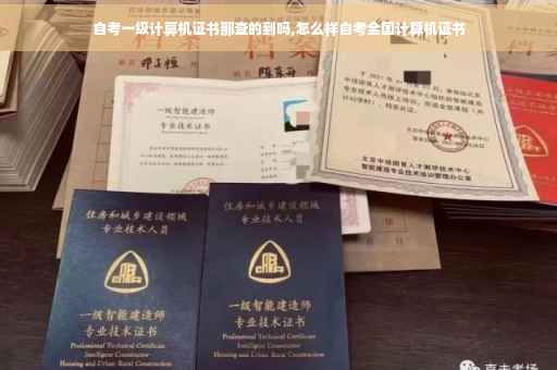 自考一级计算机证书那查的到吗,怎么样自考全国计算机证书