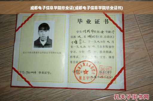 成都电子信息学院毕业证(成都电子信息学院毕业证书)