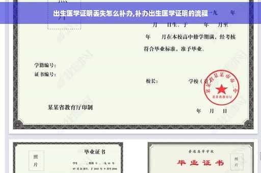 出生医学证明丢失怎么补办,补办出生医学证明的流程