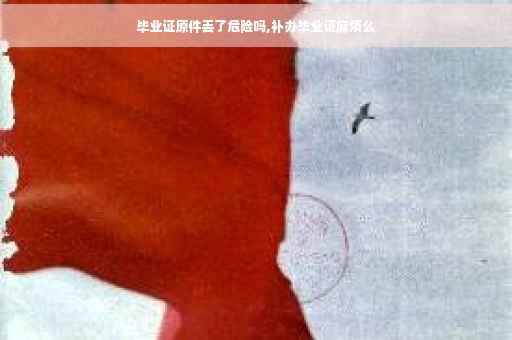 毕业证原件丢了危险吗,补办毕业证麻烦么