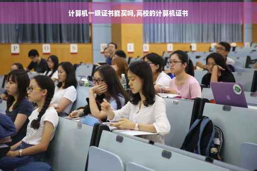 计算机一级证书能买吗,高校的计算机证书