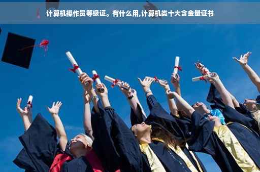 计算机操作员等级证。有什么用,计算机类十大含金量证书