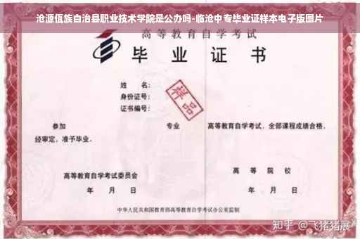 沧源佤族自治县职业技术学院是公办吗-临沧中专毕业证样本电子版图片