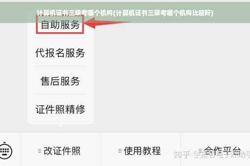 计算机证书三级考哪个机构(计算机证书三级考哪个机构比较好)