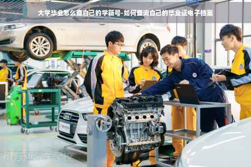 大学毕业怎么查自己的学籍号-如何查询自己的毕业证电子档案