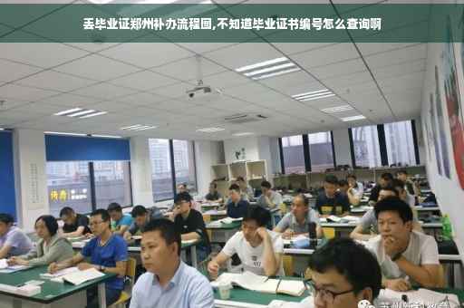 丢毕业证郑州补办流程图,不知道毕业证书编号怎么查询啊