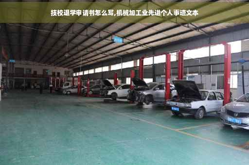 技校退学申请书怎么写,机械加工业先进个人事迹文本