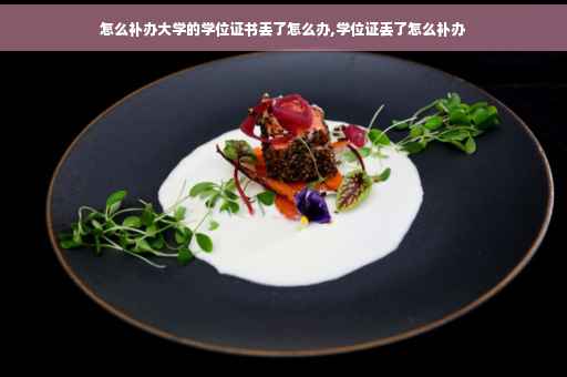 怎么补办大学的学位证书丢了怎么办,学位证丢了怎么补办