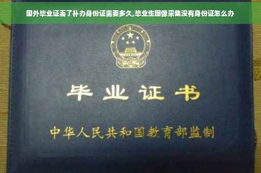 国外毕业证丢了补办身份证需要多久,毕业生图像采集没有身份证怎么办