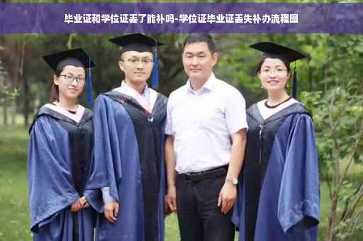 毕业证和学位证丢了能补吗-学位证毕业证丢失补办流程图