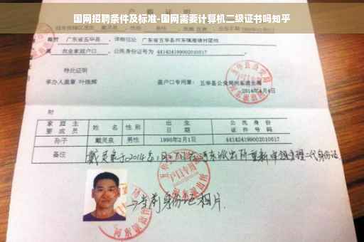 国网招聘条件及标准-国网需要计算机二级证书吗知乎