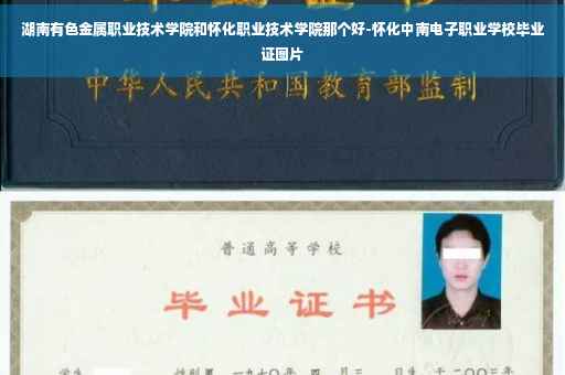 湖南有色金属职业技术学院和怀化职业技术学院那个好-怀化中南电子职业学校毕业证图片
