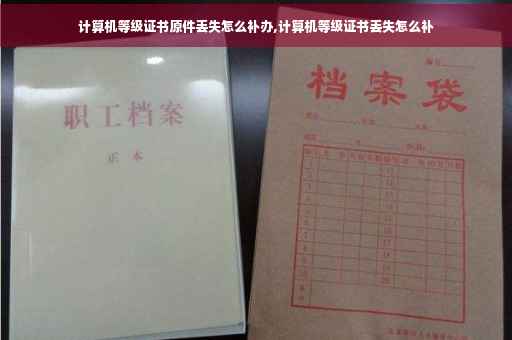 计算机等级证书原件丢失怎么补办,计算机等级证书丢失怎么补