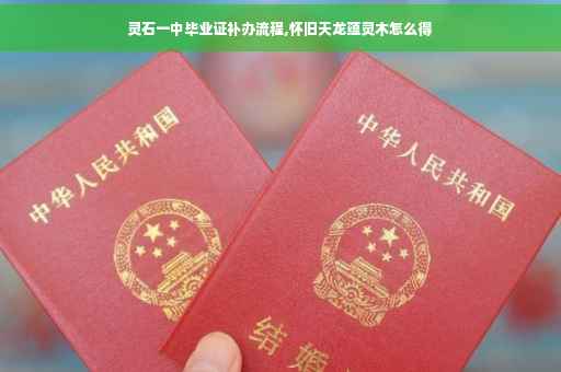灵石一中毕业证补办流程,怀旧天龙蕴灵木怎么得