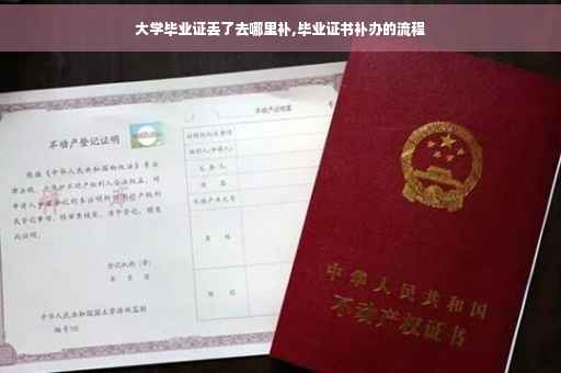 大学毕业证丢了去哪里补,毕业证书补办的流程