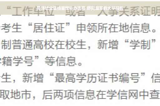 同济毕业证档案馆补办流程,舒同题写的大学校名