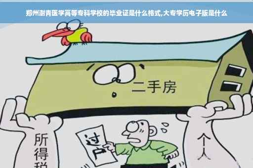 郑州澍青医学高等专科学校的毕业证是什么格式,大专学历电子版是什么
