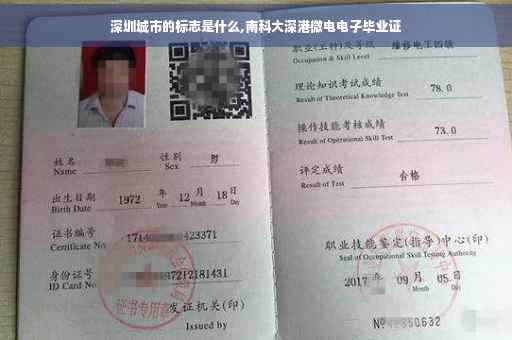 深圳城市的标志是什么,南科大深港微电电子毕业证