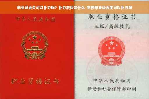 毕业证丢失可以补办吗？补办流程是什么-学校毕业证丢失可以补办吗