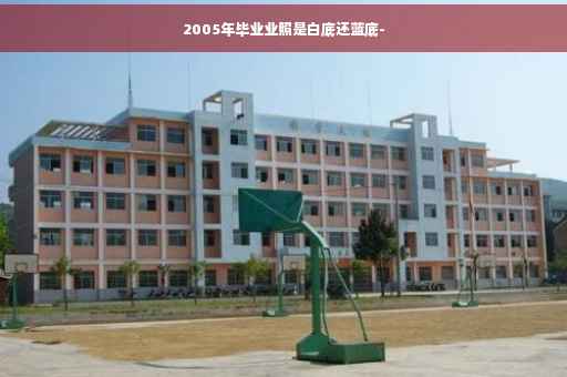 2005年毕业业照是白底还蓝底-