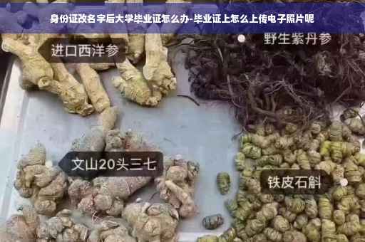 身份证改名字后大学毕业证怎么办-毕业证上怎么上传电子照片呢