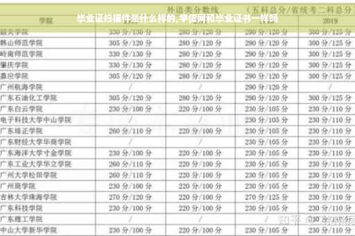 毕业证扫描件是什么样的,学信网和毕业证书一样吗