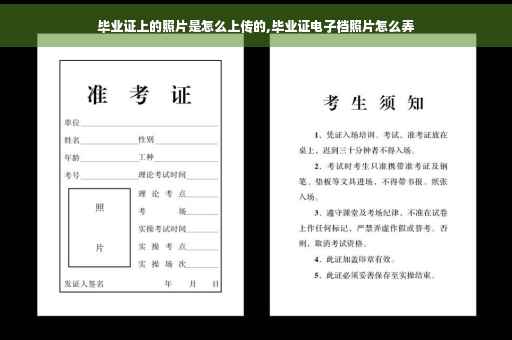 毕业证上的照片是怎么上传的,毕业证电子档照片怎么弄