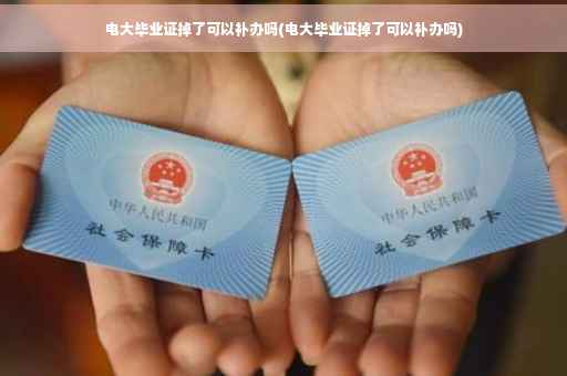 电大毕业证掉了可以补办吗(电大毕业证掉了可以补办吗)