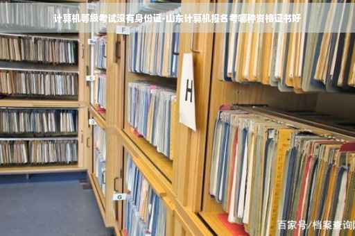 计算机等级考试没有身份证-山东计算机报名考哪种资格证书好