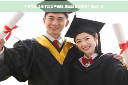 中专学生证没了后果严重吗,职高毕业证弄丢了怎么补办