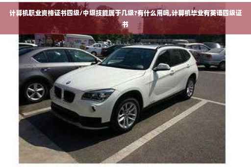 计算机职业资格证书四级/中级技能属于几级?有什么用吗,计算机毕业有英语四级证书