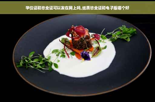 学位证和毕业证可以发在网上吗,纸质毕业证和电子版哪个好