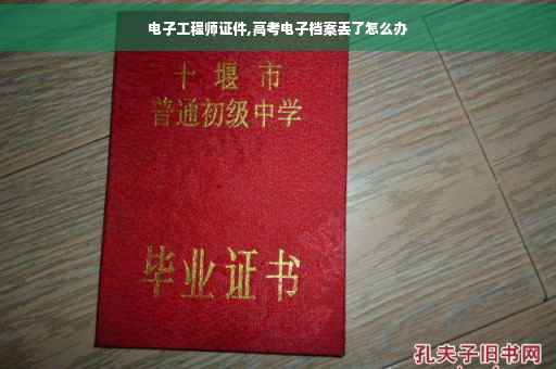 电子工程师证件,高考电子档案丢了怎么办