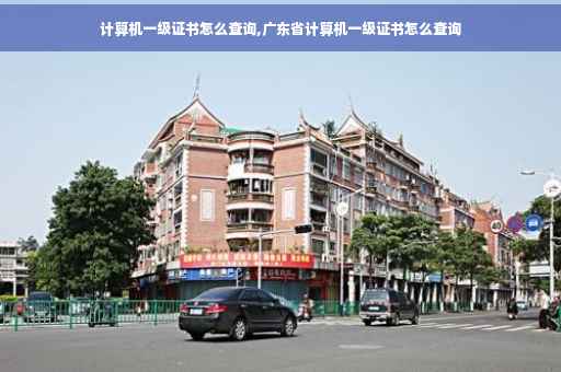 计算机一级证书怎么查询,广东省计算机一级证书怎么查询