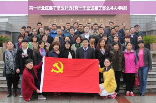 高一毕业证丢了怎么补办(高一毕业证丢了怎么补办手续)