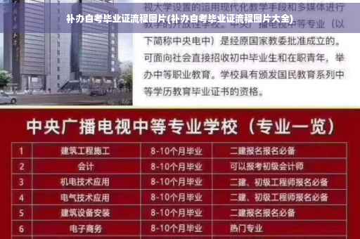 补办自考毕业证流程图片(补办自考毕业证流程图片大全)
