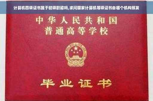 计算机四级证书属于初级职称吗,求问国家计算机等级证书由哪个机构颁发