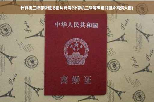 计算机二级等级证书图片高清(计算机二级等级证书图片高清大图) 计算机二级等级证书图片高清(计算机二级等级证书图片高清大图)