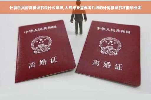 计算机高薪资格证书是什么意思,大专毕业需要考几级的计算机证书才能毕业呢